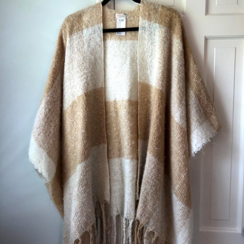 Free People Sweater Poncho